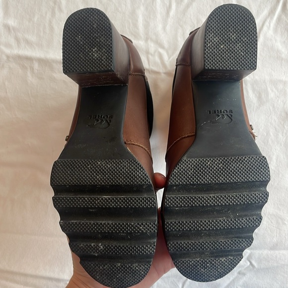 Sorel Brown Leather Ankle Boots - Picture 4 of 5